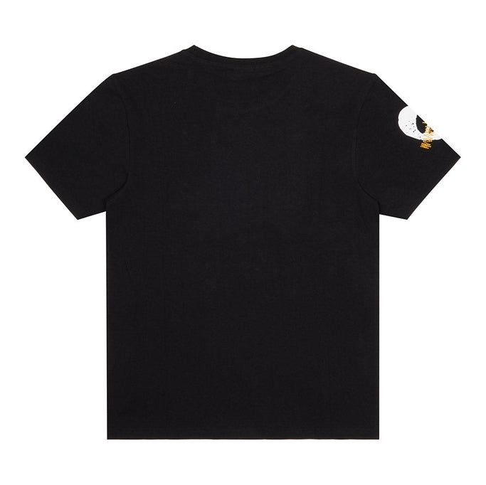 Smoke Rise Skull Graphic Tee - Black