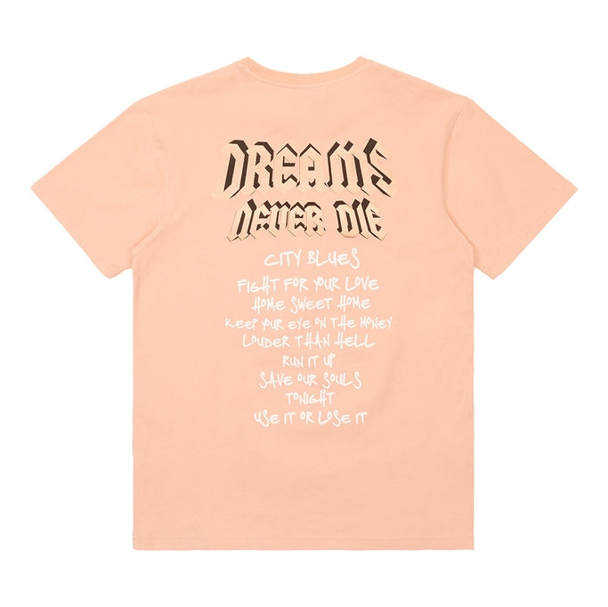 Smoke Rise Dreamer Graphic Tee - Peach