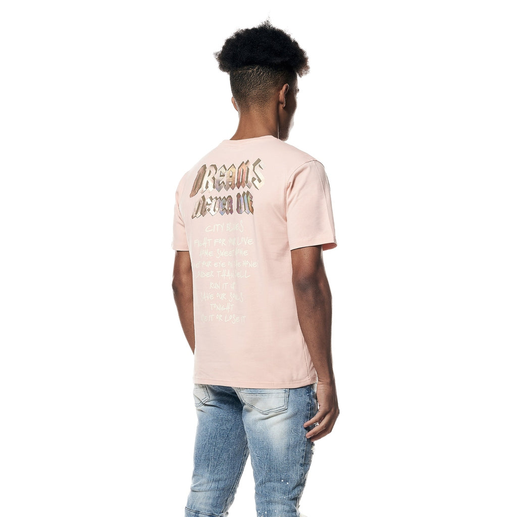 Smoke Rise Dreamer Graphic Tee - Peach