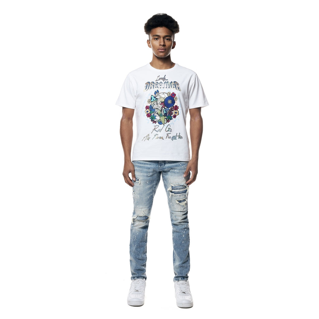 Smoke Rise Dreamer Graphic Tee - White