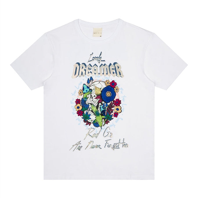 Smoke Rise Dreamer Graphic Tee - White