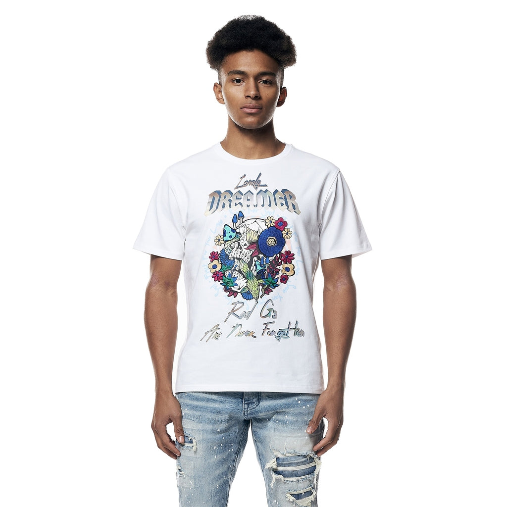 Smoke Rise Dreamer Graphic Tee - White