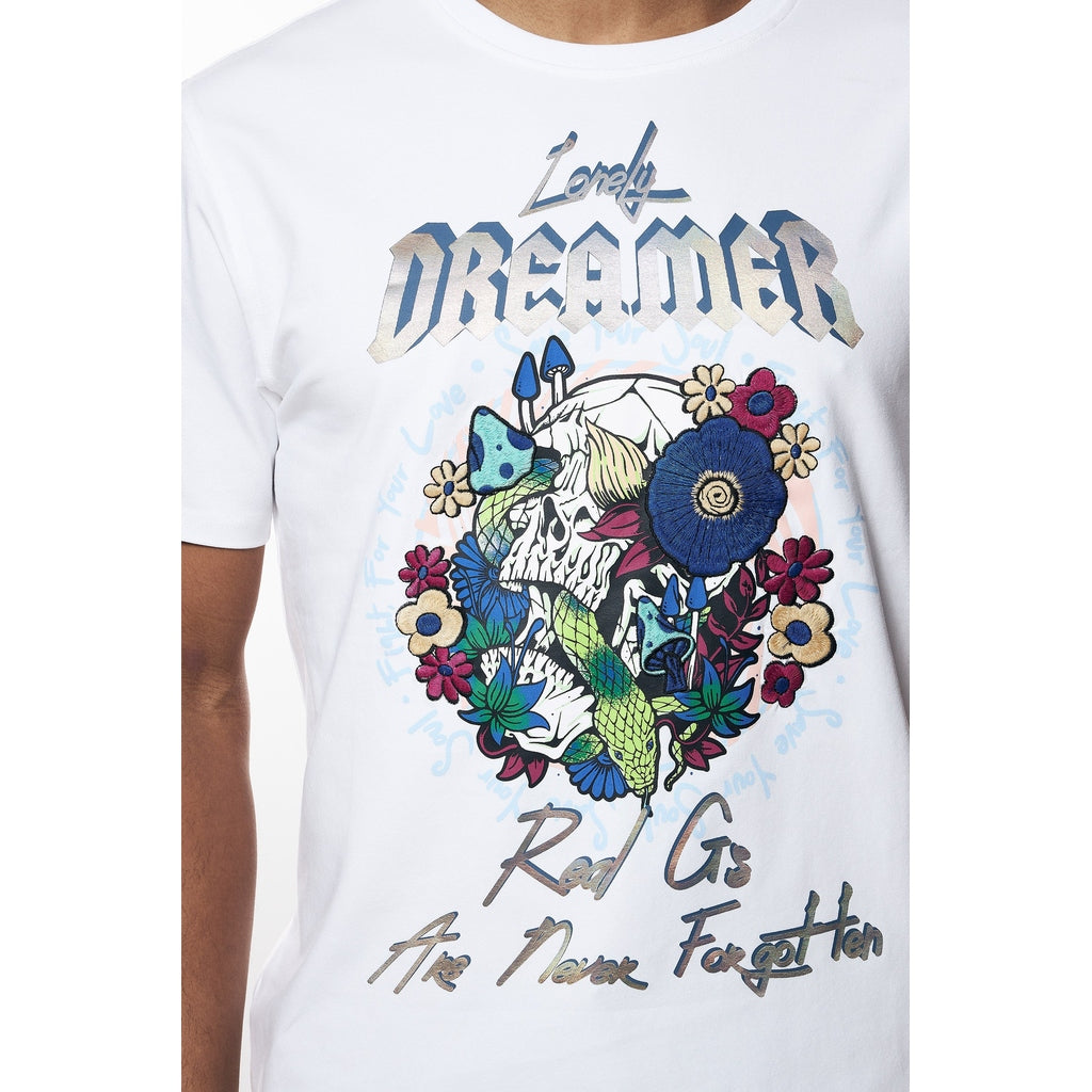 Smoke Rise Dreamer Graphic Tee - White