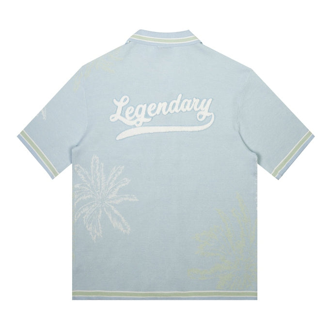 Varsity Knit Jacquard Resort Shirt