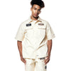 Printed Twill Workwear Shorts