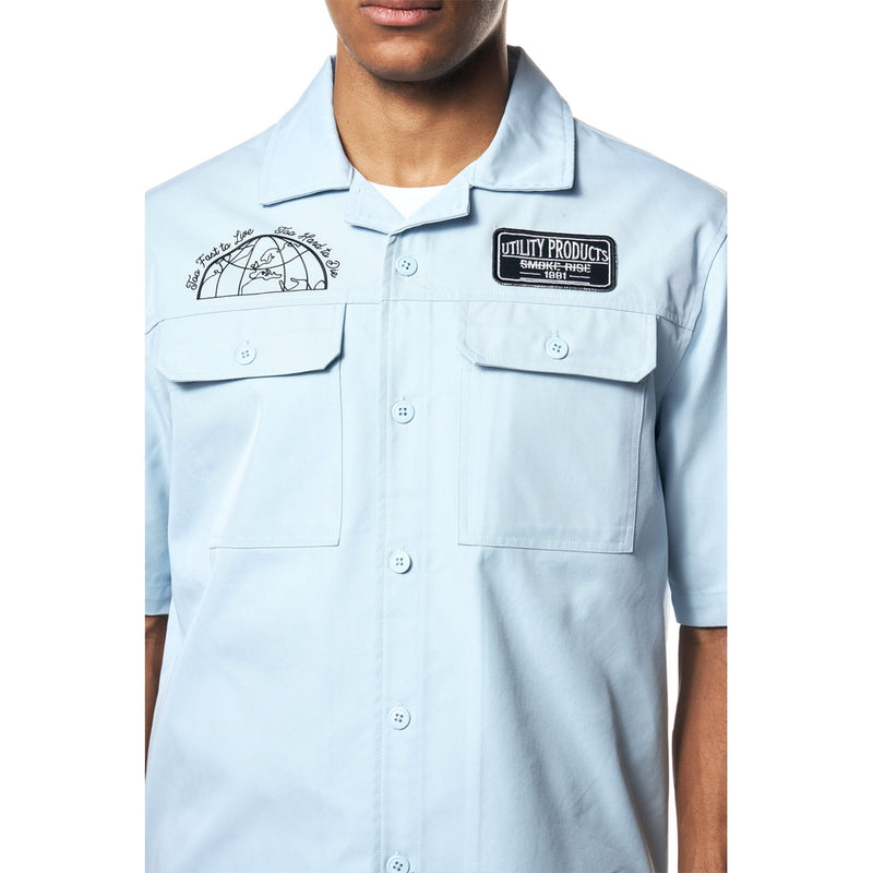 Printed Pitstop Polished Twill Shirt