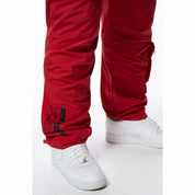 Smoke Rise Big and Tall Big and Tall - Printed Utility Windbreaker Joggers - Red