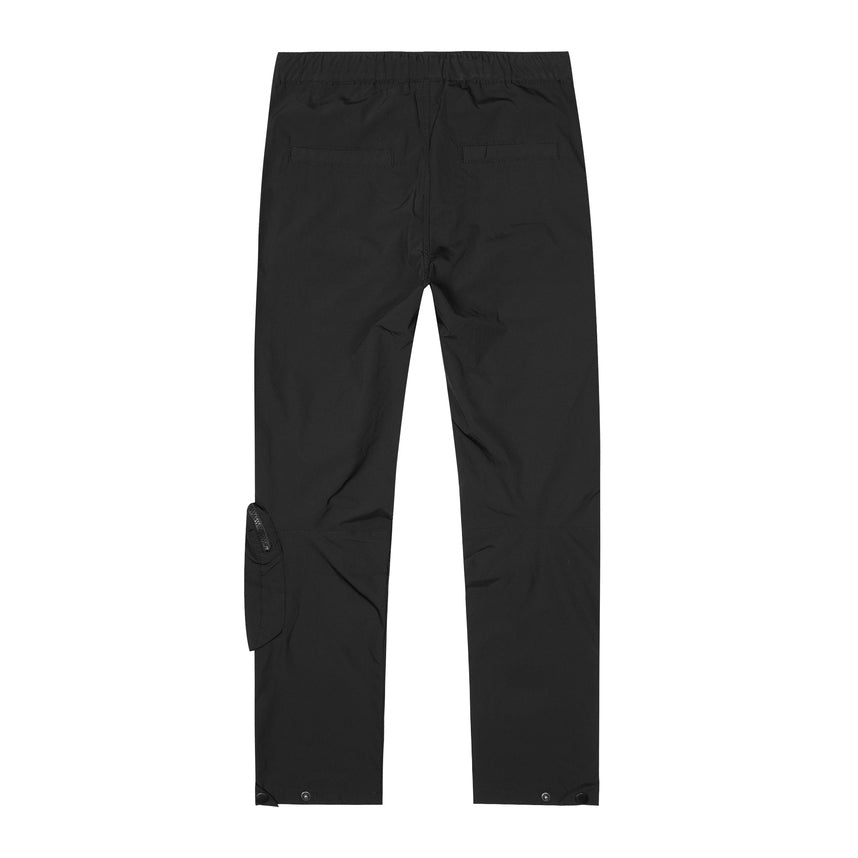 Smoke Rise Printed Utility Windbreaker Joggers - Black