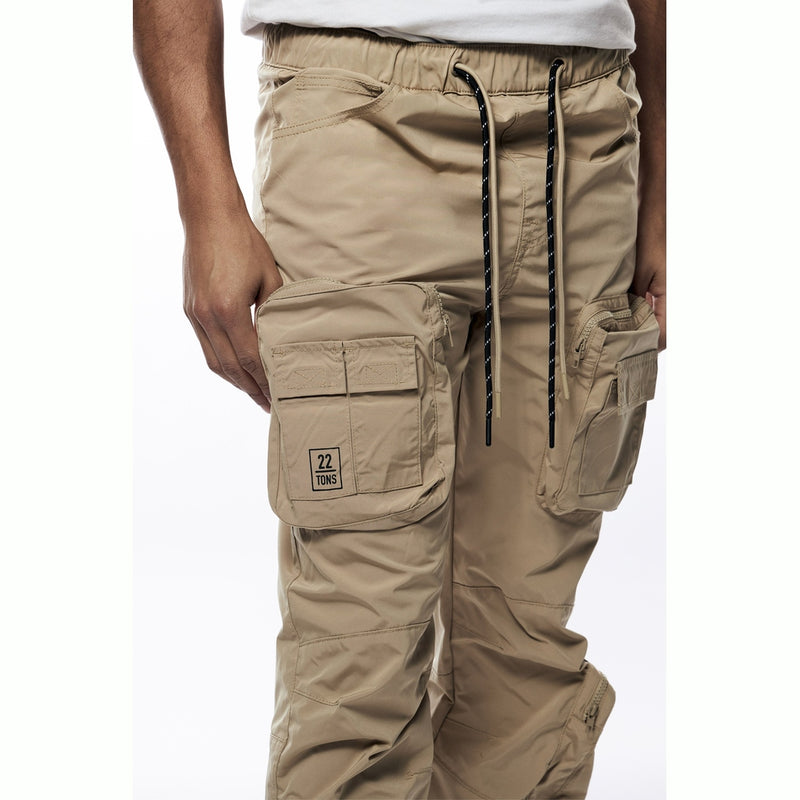 Printed Utility Windbreaker Joggers