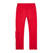 Smoke Rise Printed Utility Windbreaker Joggers - Red