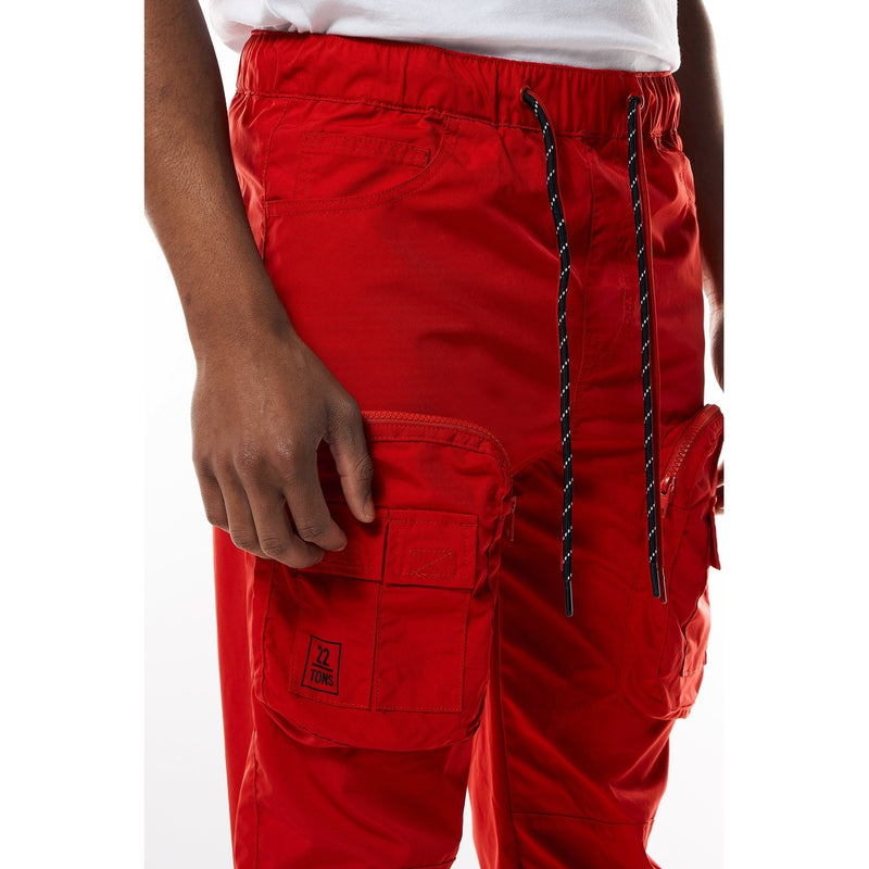 Printed Utility Windbreaker Joggers