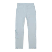 Smoke Rise Printed Utility Windbreaker Joggers - Seabreeze