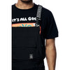 Tonal Color Block Windbreaker Utility Overalls