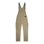 Tonal Color Block Windbreaker Utility Overalls - Light Olive