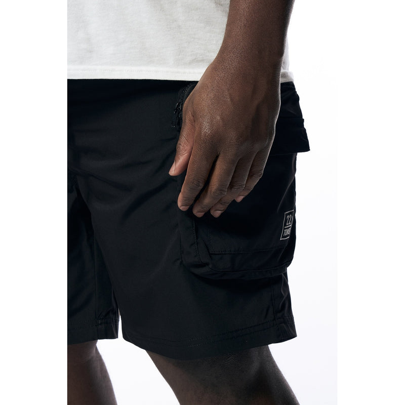 Big & Tall - Printed Utility Lounge Windbreaker Shorts