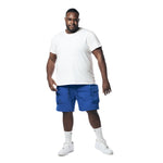 Big & Tall - Printed Utility Lounge Windbreaker Shorts