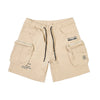 Printed Utility Lounge Windbreaker Shorts