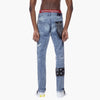 Bleunoir Bandana Jeans with Metal Chains - Cerulean Blue - Smoke Rise