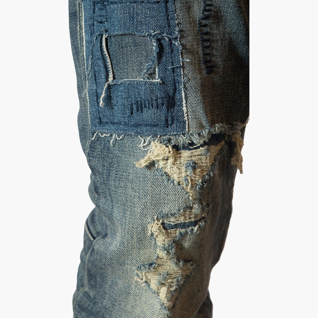 Bleu Noir Bleunoir Distressed Jeans - Cordial Blue