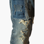 Bleu Noir Bleunoir Distressed Jeans - Cordial Blue