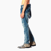 Bleu Noir Bleunoir Distressed Jeans - Cordial Blue