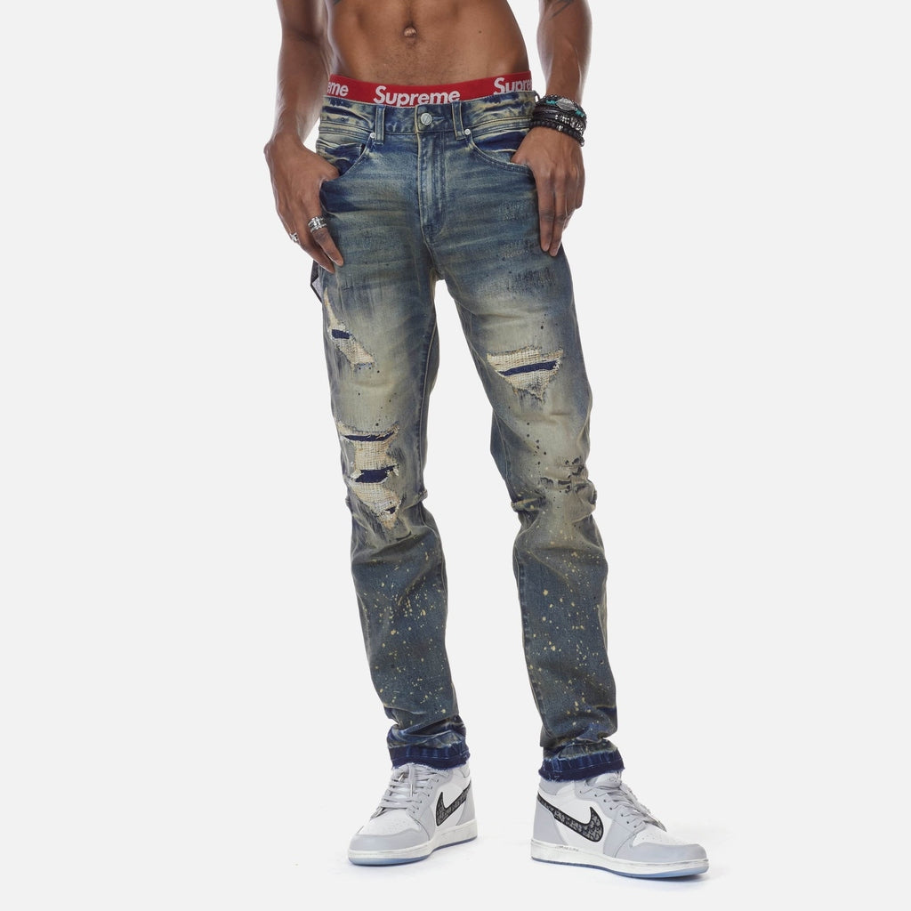 Bleu Noir Bleunoir Vintage Jeans - Oil Blue