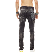 Bleu Noir Bleunoir Raw Edge Jeans - Shadow Grey