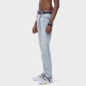 Bleu Noir Bleunoir Antique Stud Jeans - Mulberry Blue