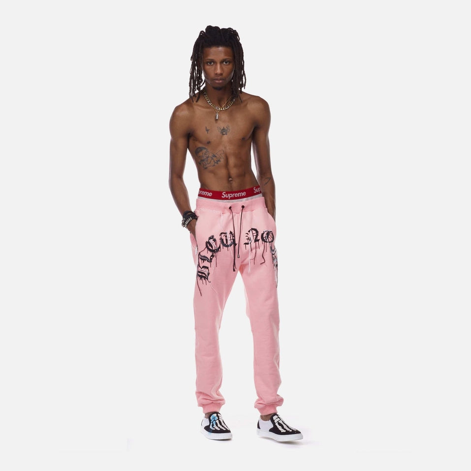 Bleu Noir Bleunoir Thick Thread Jogger Pants - Shell Pink