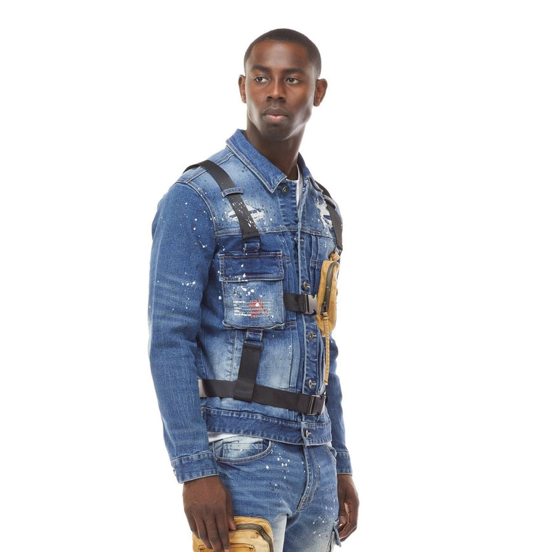 Utility Fashion Jacket - Bristol Blue - Smoke Rise