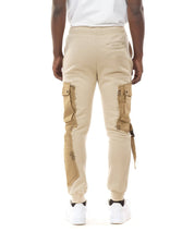 Utility Fashion Fleece Joggers - Light Khaki - Smoke Rise