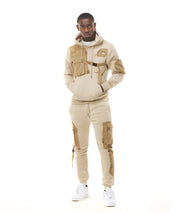 Utility Fashion Fleece Joggers - Light Khaki - Smoke Rise