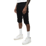 Natural Washing rip and repair short - Smoke Rise